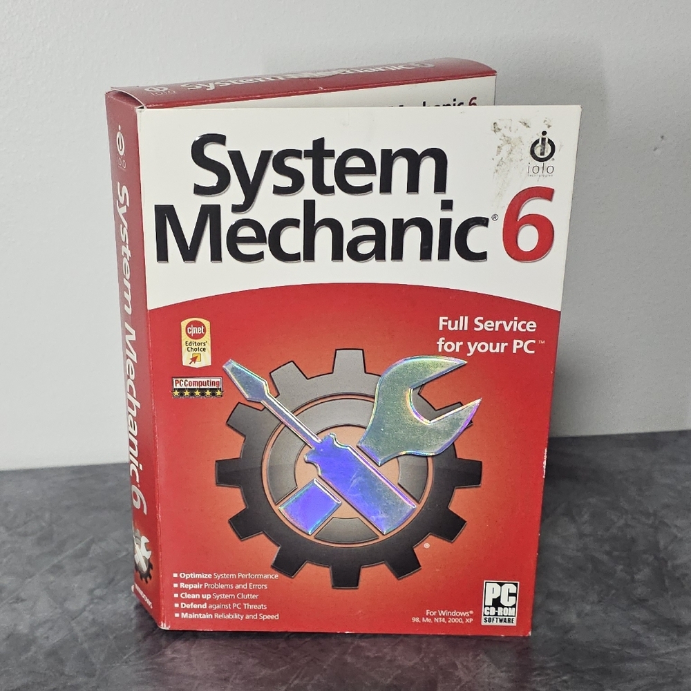 System Mechanic 6 Software - Red Box